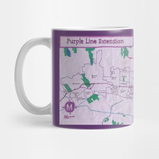 Purple Line Extension Mug